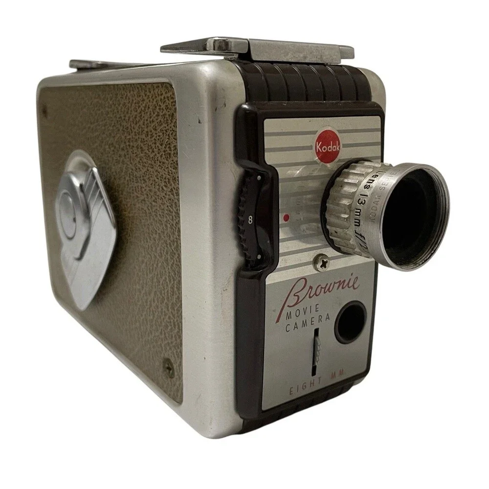 VTG 1951 Kodak Brownie Super 8 Movie Camera 8mm Film Untested